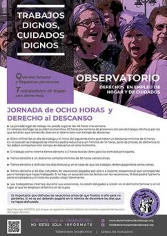 Cartel 1:  JORNADA de OCHO HORAS y DERECHO al DESCANSO