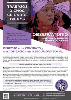 CARTEL 2 - DERECHO a un CONTRATO y a la COTIZACIÓN en la SEGURIDAD SOCIAL