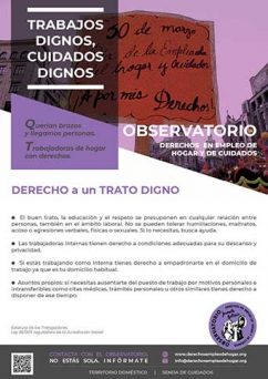 CARTEL 6 - DERECHO a un TRATO DIGNO